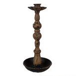 Clayre & Eef | Kandelaar Zwart ø 11x25 cm | 6Y5455 Clayre & Eef | Kandelaar Zwart ø 11x25 cm | 6Y5455