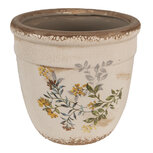 Clayre & Eef | Bloempot Binnen Beige Geel ø 18x17 cm | 6CE1607L Clayre & Eef | Bloempot Binnen Beige Geel ø 18x17 cm | 6CE1607L