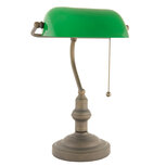 Clayre & Eef | Bureaulamp Groen, Bruin ø 27x40 cm E27/max 1x60W | 5LL-5125 Clayre & Eef | Bureaulamp Groen, Bruin ø 27x40 cm E27/max 1x60W | 5LL-5125