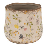 Clayre & Eef | Bloempot Binnen Beige Geel ø 11x10 cm | 6CE1610XS Clayre & Eef | Bloempot Binnen Beige Geel ø 11x10 cm | 6CE1610XS