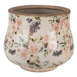 Clayre & Eef | Bloempot Binnen Beige Roze ø 22x18 cm | 6CE1612L Clayre & Eef | Bloempot Binnen Beige Roze ø 22x18 cm | 6CE1612L