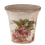 Clayre & Eef | Bloempot Binnen Beige Roze ø 9x8 cm | 6CE1627S Clayre & Eef | Bloempot Binnen Beige Roze ø 9x8 cm | 6CE1627S