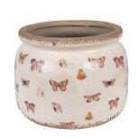 Clayre & Eef | Bloempot Binnen Beige ø 20x15 cm | 6CE1662L Clayre & Eef | Bloempot Binnen Beige ø 20x15 cm | 6CE1662L