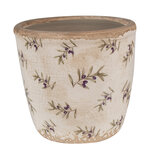 Clayre & Eef | Bloempot Binnen Beige ø 13x12 cm | 6CE1669S Clayre & Eef | Bloempot Binnen Beige ø 13x12 cm | 6CE1669S