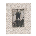 Clayre & Eef | Fotolijst Wit Beige 19x1x24 cm / 10x15 cm | 2F1097 Clayre & Eef | Fotolijst Wit Beige 19x1x24 cm / 10x15 cm | 2F1097