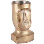 Dekoratief | Bloempot man, goud, resina, 12x12x21cm | A240143 Dekoratief | Bloempot man, goud, resina, 12x12x21cm | A240143