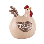 Dekoratief | Kip broedend, beige/bruin, resina, 9x8x11cm | A240751 Dekoratief | Kip broedend, beige/bruin, resina, 9x8x11cm | A240751