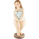 Dekoratief | Dame staand m/badpak, magnesium, 15x14x45cm | A240906 Dekoratief | Dame staand m/badpak, magnesium, 15x14x45cm | A240906