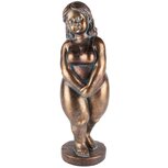 Dekoratief | Dame staand m/badpak, brons, magnesium, 15x14x45cm | A240907 Dekoratief | Dame staand m/badpak, brons, magnesium, 15x14x45cm | A240907