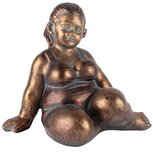 Dekoratief | Dame zittend m/badpak, brons, magnesium, 26x22x24cm | A240908 Dekoratief | Dame zittend m/badpak, brons, magnesium, 26x22x24cm | A240908