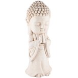 Dekoratief | Boedha staand, wit, magnesium, 19x17x48cm | A240930 Dekoratief | Boedha staand, wit, magnesium, 19x17x48cm | A240930