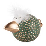 Dekoratief | Vogel m/spikkels, groen/goud, TC, 18x11x10cm | A240951 Dekoratief | Vogel m/spikkels, groen/goud, TC, 18x11x10cm | A240951