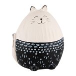 Dekoratief | Poes 'Katty', wit/zwart, TC, 12x10x15cm | A240956 Dekoratief | Poes 'Katty', wit/zwart, TC, 12x10x15cm | A240956