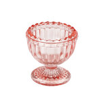 Dekoratief | Eierdopje op voet, roze, glas, 6x6x6cm | A244040 Dekoratief | Eierdopje op voet, roze, glas, 6x6x6cm | A244040
