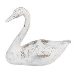 Clayre & Eef | Decoratie Beeld Zwaan Wit Bruin 33x16x28 cm | 6PR5056 Clayre & Eef | Decoratie Beeld Zwaan Wit Bruin 33x16x28 cm | 6PR5056