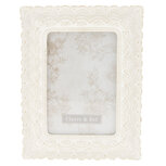 Clayre & Eef | Fotolijst Wit 16x2x21 cm / 10x15 cm | 2F0566 Clayre & Eef | Fotolijst Wit 16x2x21 cm / 10x15 cm | 2F0566