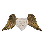 Clayre & Eef | Wanddecoratie Vleugels Goudkleurig 24x2x10 cm | 2F0839 Clayre & Eef | Wanddecoratie Vleugels Goudkleurig 24x2x10 cm | 2F0839