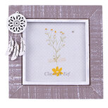 Clayre & Eef | Fotolijst Grijs, Wit 14x1x14 cm / 10x10 cm | 2F0967 Clayre & Eef | Fotolijst Grijs, Wit 14x1x14 cm / 10x10 cm | 2F0967