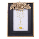 Clayre & Eef | Fotolijst Zwart 16x1x21 cm / 10x15 cm | 2F0982 Clayre & Eef | Fotolijst Zwart 16x1x21 cm / 10x15 cm | 2F0982