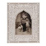 Clayre & Eef | Fotolijst Wit Bruin 18x1x23 cm / 10x15 cm | 2F1095 Clayre & Eef | Fotolijst Wit Bruin 18x1x23 cm / 10x15 cm | 2F1095