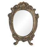 Clayre & Eef | Wandspiegel Bruin 9x1x12 cm | 62S178 Clayre & Eef | Wandspiegel Bruin 9x1x12 cm | 62S178