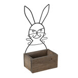 Clayre & Eef | Bloempot Binnen Bruin 20x13x10/44 cm | 64818 Clayre & Eef | Bloempot Binnen Bruin 20x13x10/44 cm | 64818
