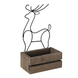 Clayre & Eef | Bloempot Binnen Bruin 23x13x10/40 cm | 64819 Clayre & Eef | Bloempot Binnen Bruin 23x13x10/40 cm | 64819