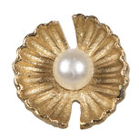 Clayre & Eef | Deurknop Goudkleurig ø 3x6 cm | 65276 Clayre & Eef | Deurknop Goudkleurig ø 3x6 cm | 65276