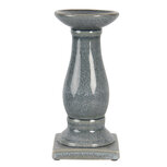 Clayre & Eef | Kandelaar Grijs ø 12x25 cm | 6CE1261M Clayre & Eef | Kandelaar Grijs ø 12x25 cm | 6CE1261M