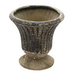 Clayre & Eef | Bloempot Binnen Grijs ø 13x13 cm | 6CE1307 Clayre & Eef | Bloempot Binnen Grijs ø 13x13 cm | 6CE1307
