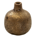 Clayre & Eef | Decoratie Vaas Bruin ø 9x9 cm | 6CE1317 Clayre & Eef | Decoratie Vaas Bruin ø 9x9 cm | 6CE1317