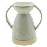 Clayre & Eef | Kandelaar Beige 9x7x9 cm | 6CE1523 Clayre & Eef | Kandelaar Beige 9x7x9 cm | 6CE1523