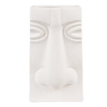 Clayre & Eef | Decoratie Vaas Wit 15x9x25 cm | 6CE1527 Clayre & Eef | Decoratie Vaas Wit 15x9x25 cm | 6CE1527