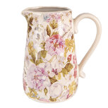 Clayre & Eef | Decoratieve Schenkkan Roze, Beige 16x11x18 cm | 6CE1559M Clayre & Eef | Decoratieve Schenkkan Roze, Beige 16x11x18 cm | 6CE1559M