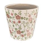 Clayre & Eef | Bloempot Binnen Roze, Beige ø 12x10 cm | 6CE1566XS Clayre & Eef | Bloempot Binnen Roze, Beige ø 12x10 cm | 6CE1566XS