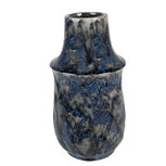 Clayre & Eef | Decoratie Vaas Blauw ø 13x25 cm | 6CE1571M Clayre & Eef | Decoratie Vaas Blauw ø 13x25 cm | 6CE1571M