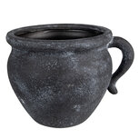 Clayre & Eef | Bloempot Binnen Grijs 20x16x14 cm | 6CE1580 Clayre & Eef | Bloempot Binnen Grijs 20x16x14 cm | 6CE1580