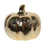 Clayre & Eef | Decoratie Pompoen Goudkleurig ø 9x8 cm | 6CE1595 Clayre & Eef | Decoratie Pompoen Goudkleurig ø 9x8 cm | 6CE1595