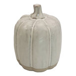 Clayre & Eef | Decoratie Pompoen Beige ø 9x12 cm | 6CE1596M Clayre & Eef | Decoratie Pompoen Beige ø 9x12 cm | 6CE1596M