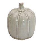 Clayre & Eef | Decoratie Pompoen Beige ø 8x10 cm | 6CE1596S Clayre & Eef | Decoratie Pompoen Beige ø 8x10 cm | 6CE1596S