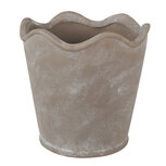 Clayre & Eef | Bloempot Binnen Grijs ø 16x14 cm | 6CE1618M Clayre & Eef | Bloempot Binnen Grijs ø 16x14 cm | 6CE1618M