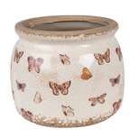 Clayre & Eef | Bloempot Binnen Beige ø 16x13 cm | 6CE1662M Clayre & Eef | Bloempot Binnen Beige ø 16x13 cm | 6CE1662M