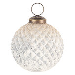 Clayre & Eef | Kerstbal Beige ø 7x7 cm | 6GL3189 Clayre & Eef | Kerstbal Beige ø 7x7 cm | 6GL3189