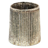 Clayre & Eef | Glazen Theelichthouder Goudkleurig ø 8x9 cm | 6GL3636 Clayre & Eef | Glazen Theelichthouder Goudkleurig ø 8x9 cm | 6GL3636