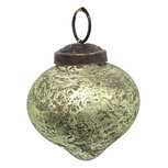 Clayre & Eef | Kerstbal Groen, Bruin ø 5x5 cm | 6GL3661 Clayre & Eef | Kerstbal Groen, Bruin ø 5x5 cm | 6GL3661