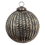 Clayre & Eef | Kerstbal Bruin ø 9x9 cm | 6GL3694 Clayre & Eef | Kerstbal Bruin ø 9x9 cm | 6GL3694