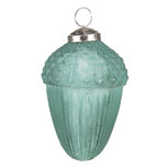 Clayre & Eef | Kerstbal Eikel Groen ø 7x10 cm | 6GL3723 Clayre & Eef | Kerstbal Eikel Groen ø 7x10 cm | 6GL3723