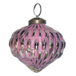Clayre & Eef | Kerstbal Roze ø 7x7 cm | 6GL3767 Clayre & Eef | Kerstbal Roze ø 7x7 cm | 6GL3767