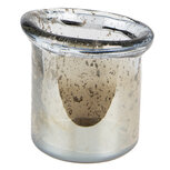 Clayre & Eef | Glazen Theelichthouder Groen ø 10x9 cm | 6GL4280 Clayre & Eef | Glazen Theelichthouder Groen ø 10x9 cm | 6GL4280