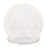 Clayre & Eef | Stolp Transparant ø 12x12 cm | 6GL4445 Clayre & Eef | Stolp Transparant ø 12x12 cm | 6GL4445